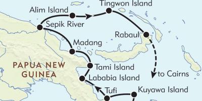 Harta e rabaul papua guinea e re